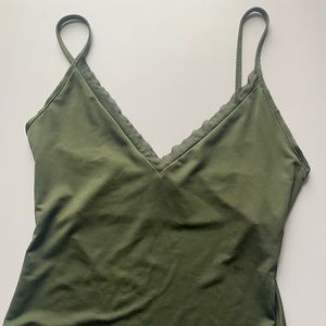 ZARA green cropped tank top!!